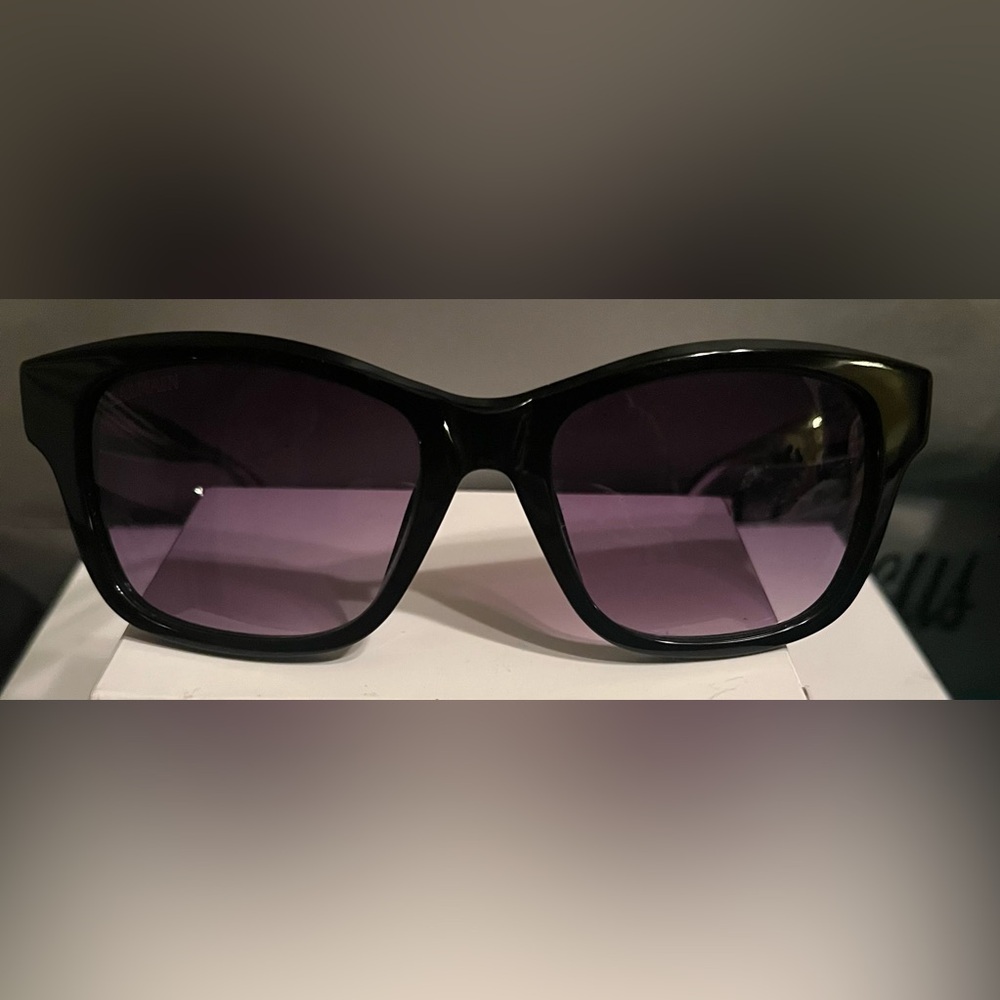 Balmain Black Sunglasses with Purple Lenses